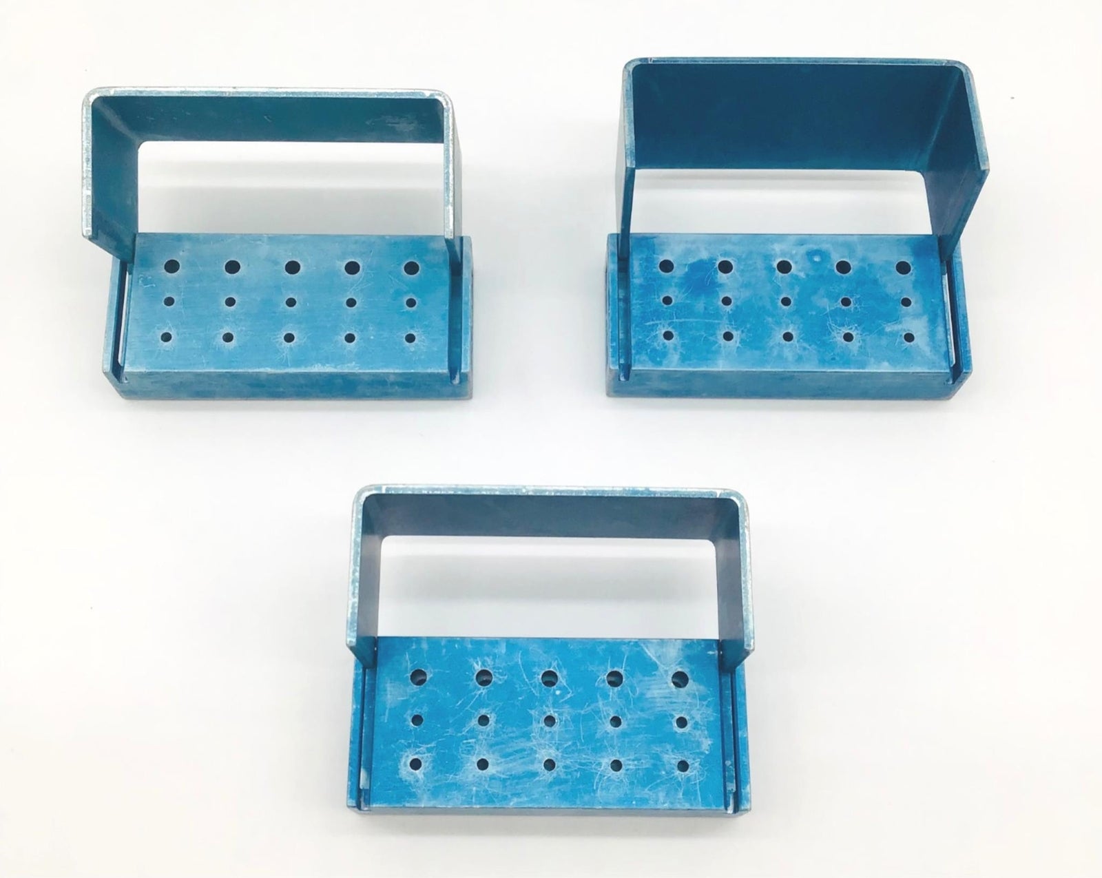 Sybron Dental AB320-1U Axis 15 Hole Bur Block - LOT of 3