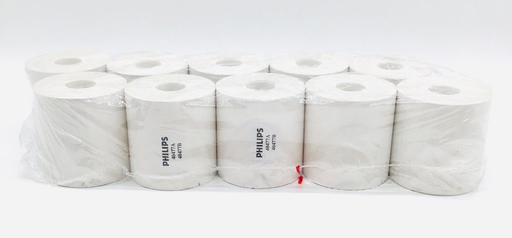 Philips 40477A Chemical Thermal Paper Rolls 989803101571 - Bag of 10 - Lot of 2
