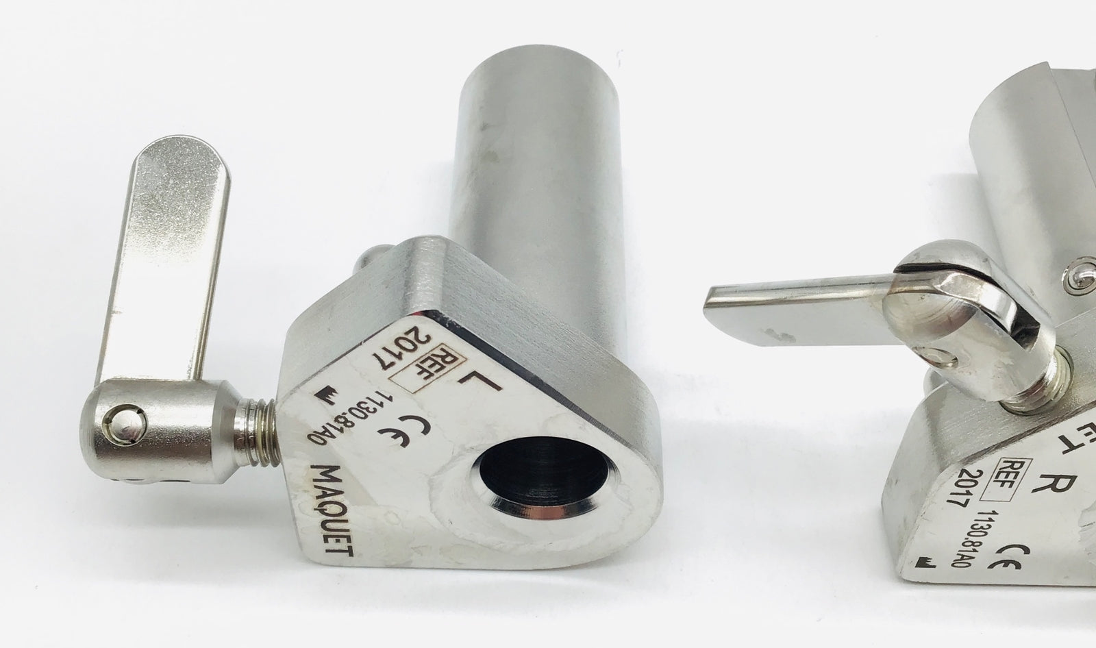 Maquet 1130.81A0 Surgical OR Table Head Plate Adapter Left & Right - Set of 2