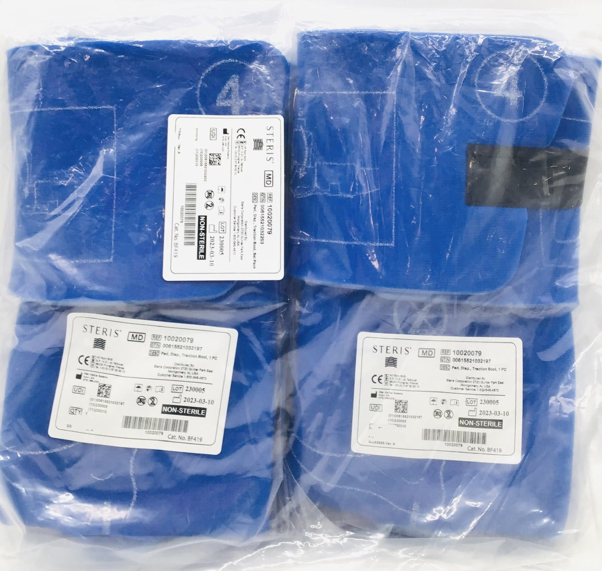Steris 10020079 Traction Boot Disposable Pad - LOT of 9 Pairs