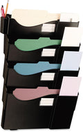 Universal UNV08137 Grande Central Filing System Starter Pocket Set Black - NEW