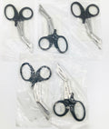 Sklar 11-1281 Utility Scissors Serrated 7-1/2" Black Handle - LOT of 5 - NEW