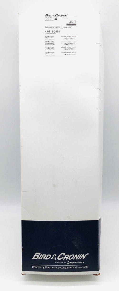 Bird & Cronin 0814-2650 Quick Wrap Knee Immobilizer Universal 20" - NEW