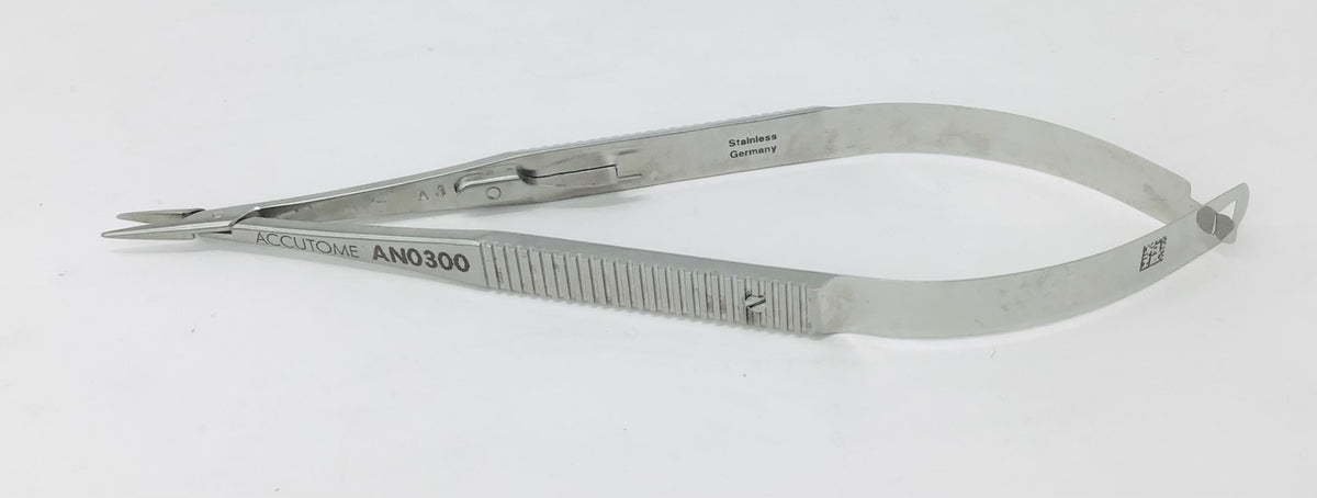 Accutome AN0300 Castroviejo Needle Holder Straight Locking