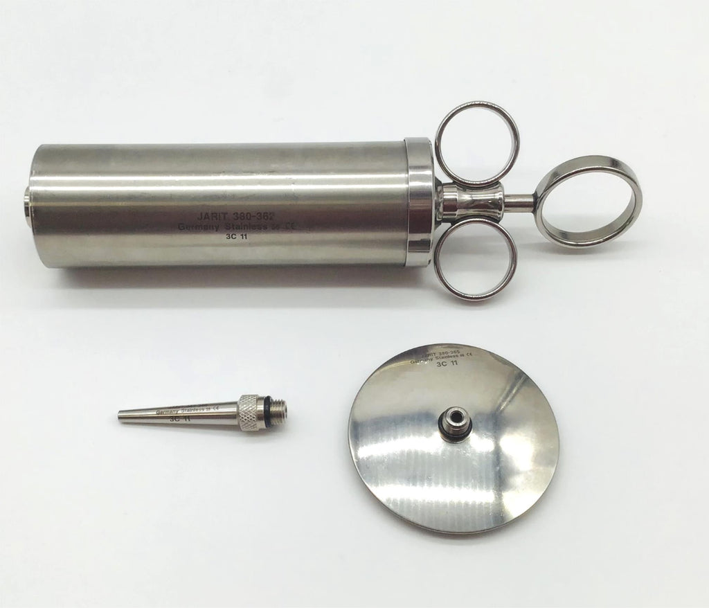 Jarit 380-362 Pomeroy Ear Syringe w/ 380-365 Shield & 380-366 Tapered Tip 3C 11