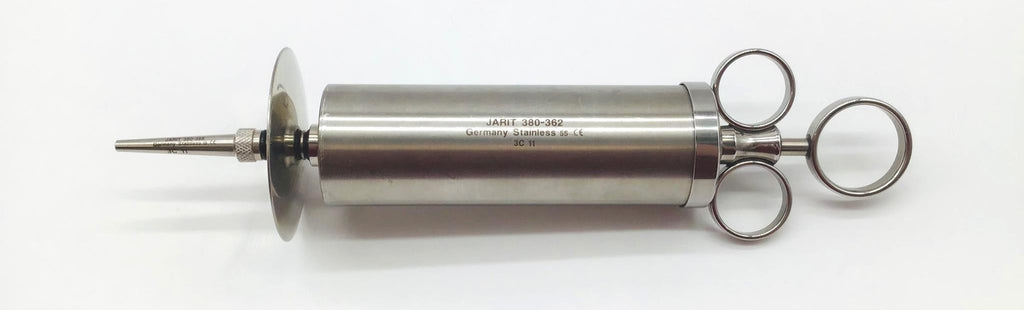 Jarit 380-362 Pomeroy Ear Syringe w/ 380-365 Shield & 380-366 Tapered Tip 3C 11