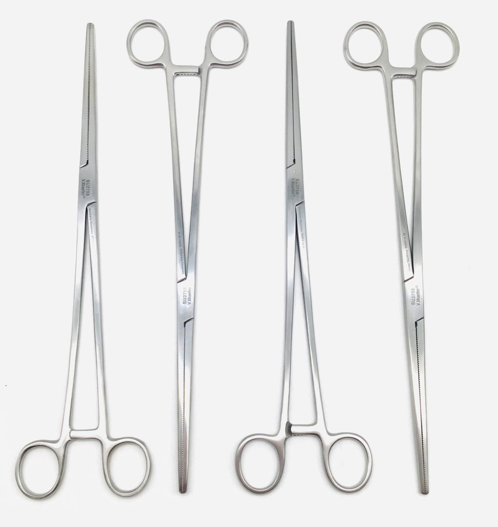 V. Mueller SU2758 Pean Forceps Straight 12" - LOT of 4