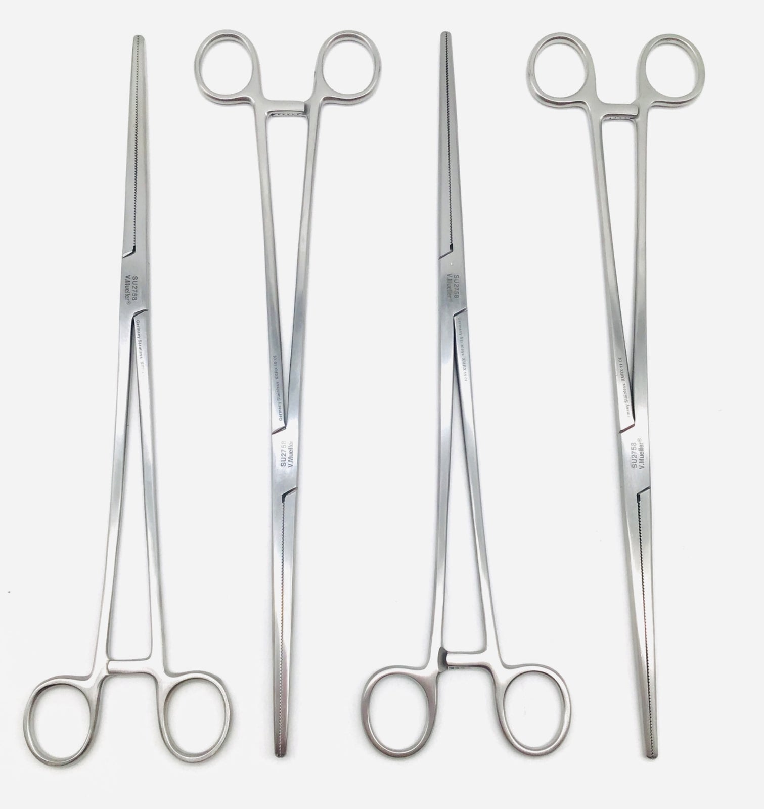 V. Mueller SU2758 Pean Forceps Straight 12" - LOT of 4