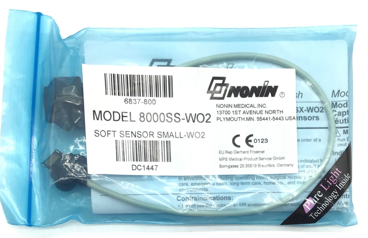 Nonin 8000SS-WO2 Soft Sensor Small WO - NEW