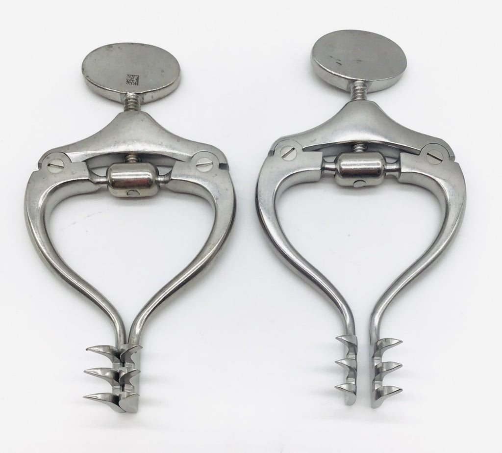 Codman 50-1236 Jansen Mastoid Retractor 3X3 Sharp - LOT of 2