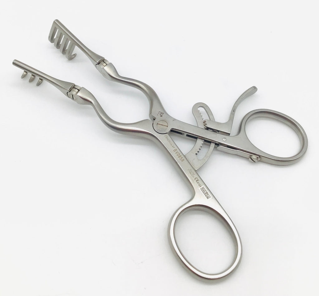 Aesculap BV085R Baby Adson Hinged Retractor 5.5"