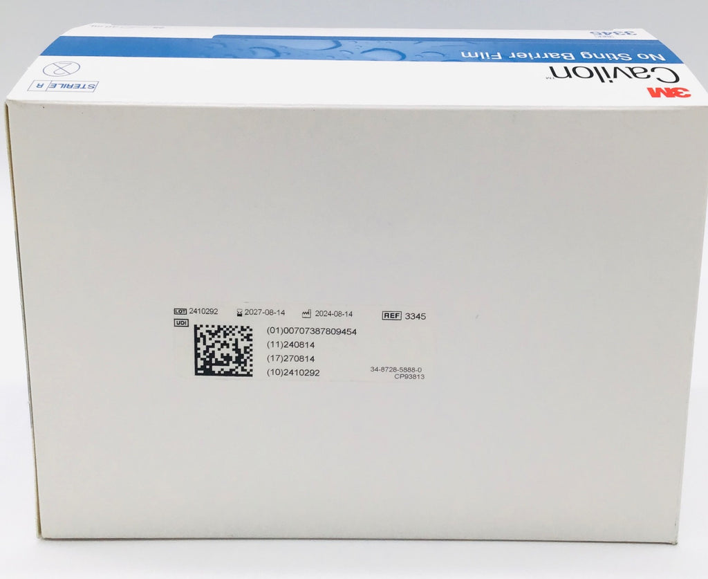 3M 3345 Cavilon No Sting Barrier Film - Box of 25