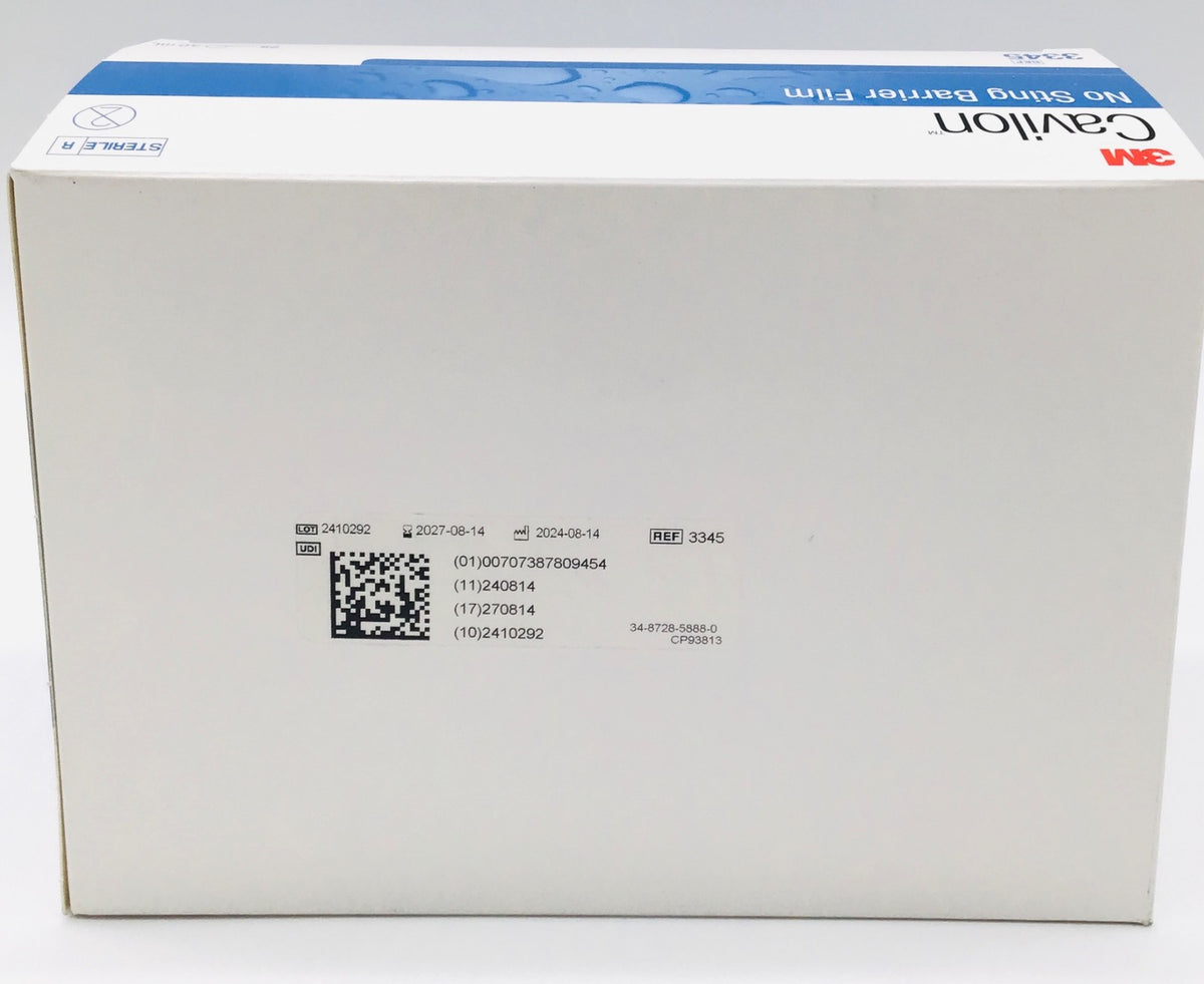 3M 3345 Cavilon No Sting Barrier Film - Box of 25