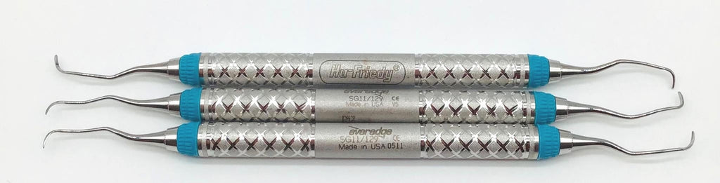 Hu-Friedy SG11/129 Double-End Gracey Curette - Lot of 3