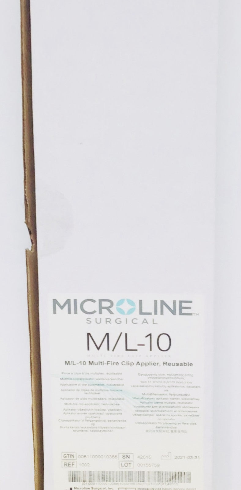 MicroLine 1002 M/L-10 Multi-Fire Applier Autoclavable - NEW