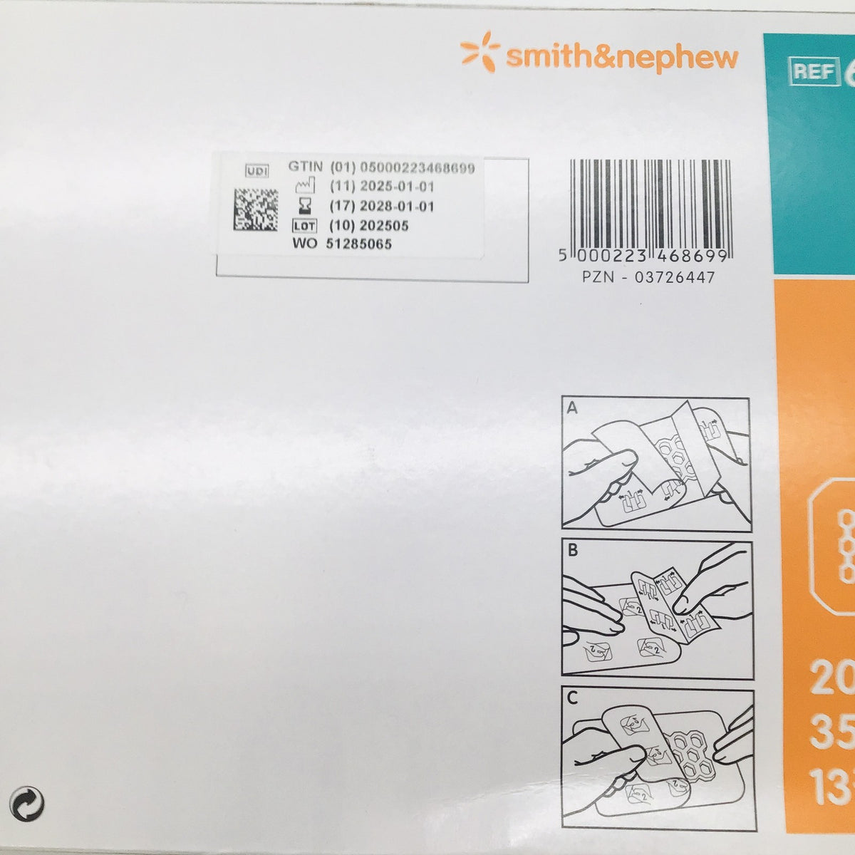Smith & Nephew 66800141 Opsite Post-Op Visible Waterproof Dressing - Box of 20